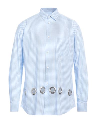 Shop Comme Des Garçons Shirt Man Shirt Light Blue Size M Cotton