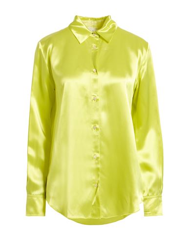Forte Forte Forte_forte Woman Shirt Lime Green Size 1 Acetate, Viscose, Cupro