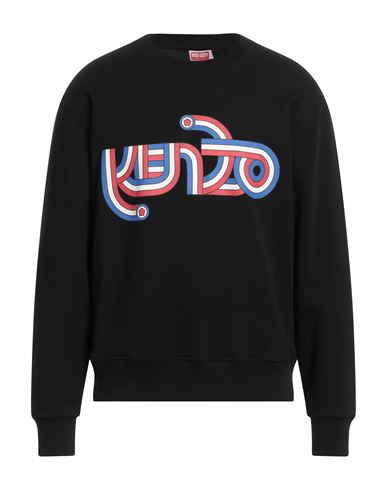 Kenzo Man Sweatshirt Black Size M Cotton