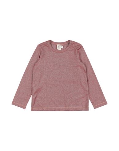 Caffe' D'orzo Caffé D'orzo Toddler Girl T-shirt Antique Rose Size 4 Viscose, Polyester, Nylon, Elastane In Red