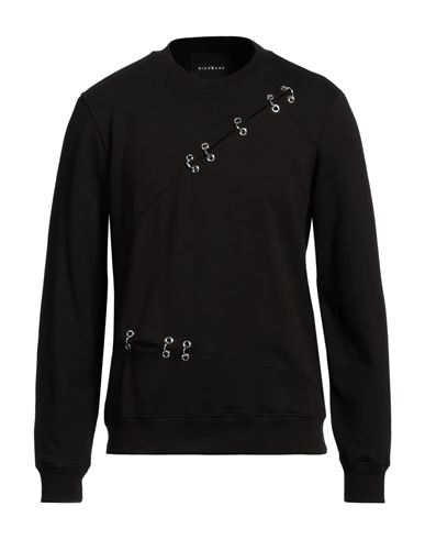 Shop John Richmond Man Sweatshirt Black Size M Cotton, Polyester