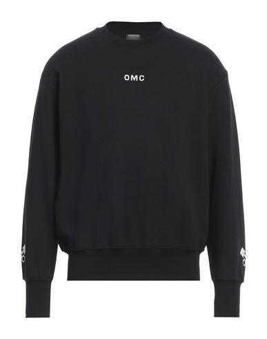 Omc Man Sweatshirt Black Size Xl Cotton, Polyester
