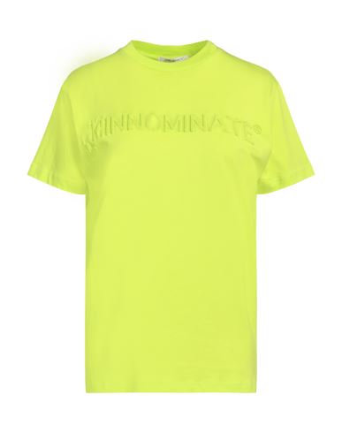 Shop Hinnominate Woman T-shirt Acid Green Size S Cotton