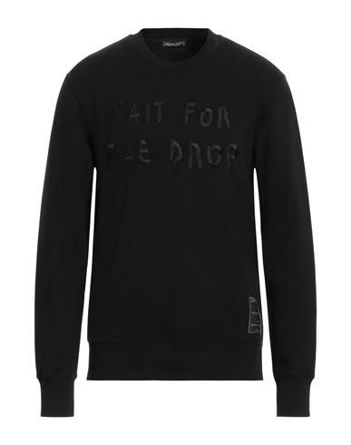 Drhope Man Sweatshirt Black Size L Cotton