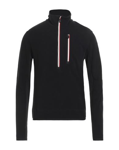 Shop Moncler Grenoble Man Sweatshirt Black Size Xxl Polyester, Elastane