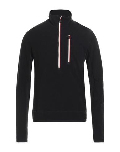 Moncler Grenoble Man Sweatshirt Black Size Xxl Polyester, Elastane In Black