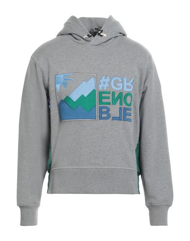 Shop Moncler Grenoble Man Sweatshirt Grey Size L Polyamide, Polyester
