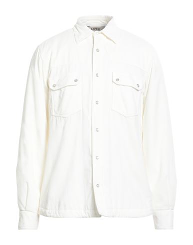 Shop Aspesi Man Shirt White Size Xxl Cotton