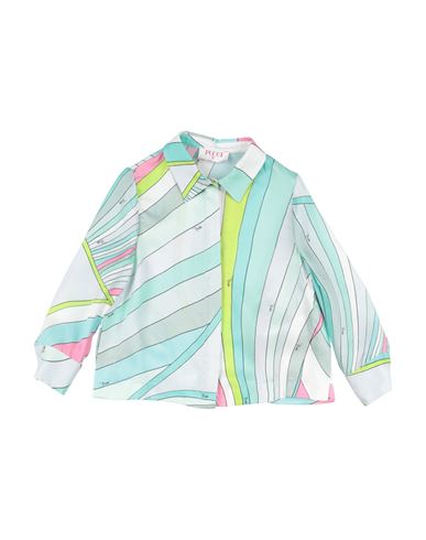 Pucci Babies'  Toddler Girl Shirt Turquoise Size 4 Viscose In Multi