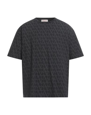 Shop Valentino Garavani Man T-shirt Black Size L Cotton