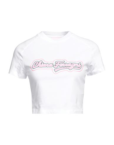 Shop Chiara Ferragni Woman T-shirt White Size S Cotton