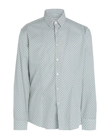 Grey Daniele Alessandrini Man Shirt White Size 16 ½ Cotton In Gray