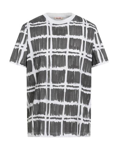 Marni Man T-shirt White Size 40 Cotton In Gray