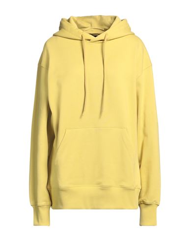 Y-3 Woman Sweatshirt Acid Green Size Xs Organic Cotton In Yellow