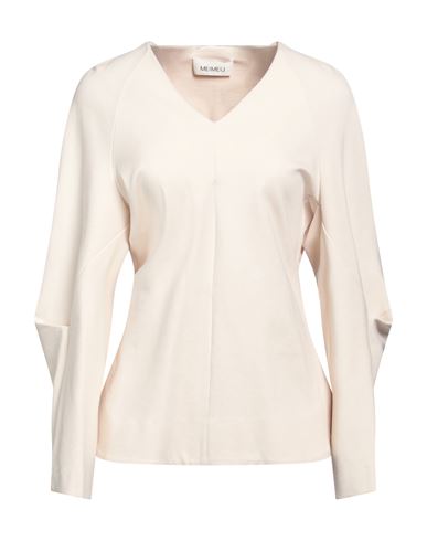 Shop Meimeij Woman Sweatshirt Off White Size 6 Viscose, Polyamide, Elastane