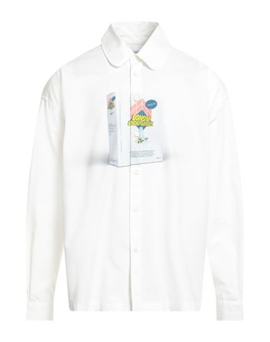Bonsai Man Shirt White Size L Cotton