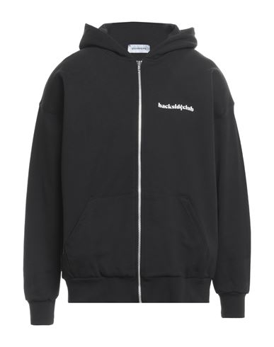 Backsideclub Man Sweatshirt Black Size Xl Cotton