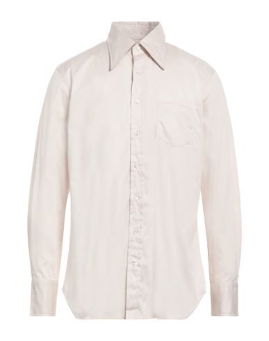 Husbands Man Shirt Ivory Size 17 Cotton In Neutral