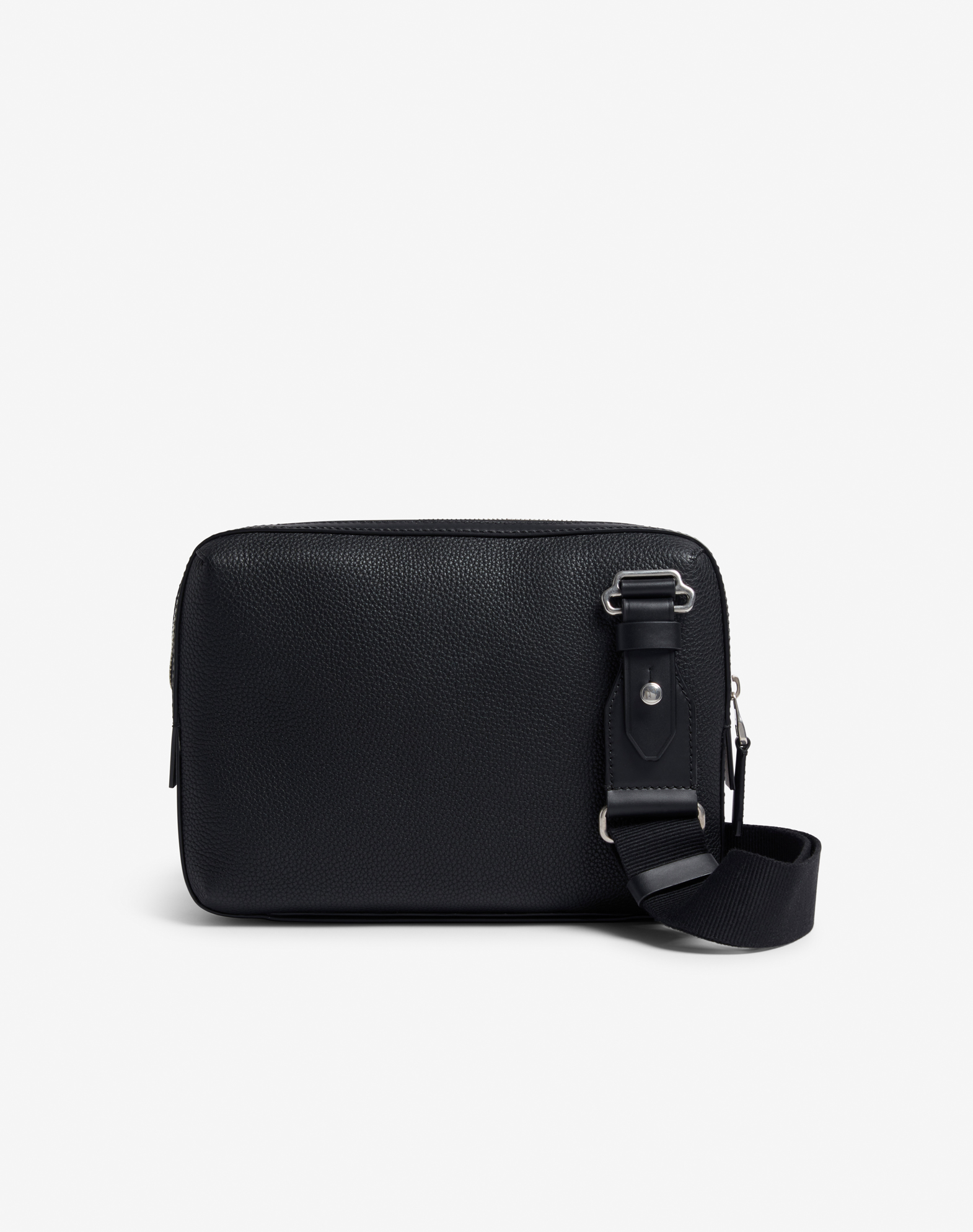 Shop Dunhill 1893 Harness City Messenger Bag In Black