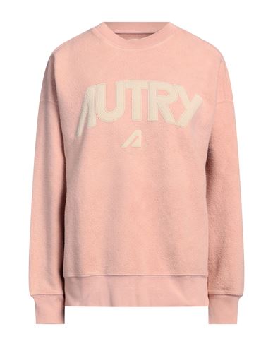 Autry Woman Sweatshirt Blush Size M Cotton In Pink