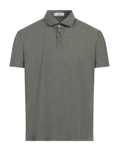 Shop Pmds Premium Mood Denim Superior Man Polo Shirt Military Green Size L Polyamide, Polyester, Elastane
