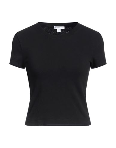 Shop James Perse Woman T-shirt Black Size 1 Cotton, Elastane