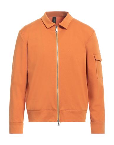 Shop Hōsio Man Sweatshirt Orange Size 42 Cotton, Polyamide, Elastane
