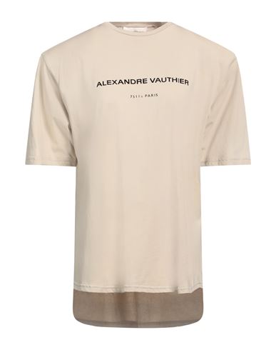Alexandre Vauthier Woman T-shirt Beige Size S Cotton In Neutral