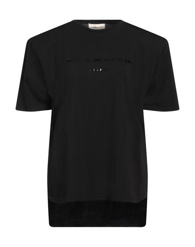 Alexandre Vauthier Woman T-shirt Black Size Xs Cotton