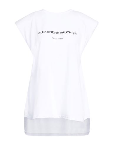 Alexandre Vauthier Woman T-shirt White Size S Cotton