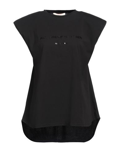 Alexandre Vauthier Woman T-shirt Black Size S Cotton