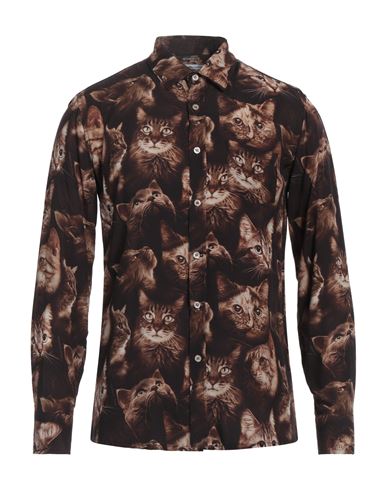 Camisa Hombre Café L,M Hombre