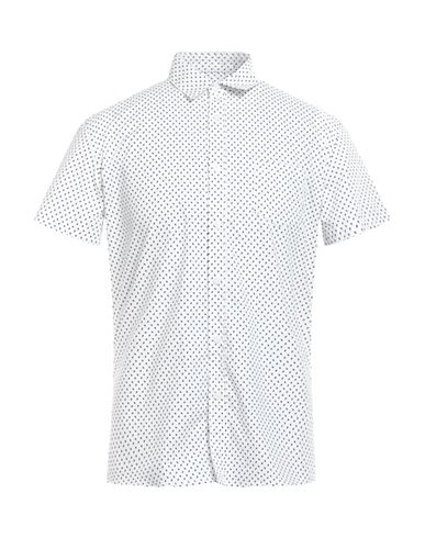 Grey Daniele Alessandrini Man Shirt White Size 15 ¾ Viscose In White