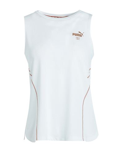 Puma W First Mile Tank Woman Top Off White Size L Polyester, Elastane In Off White