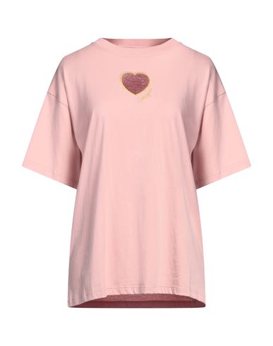 Cotazur Woman T-shirt Pink Size M Cotton