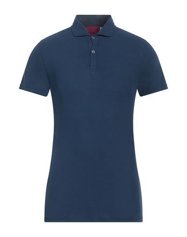 Shop Capsule Knit Man Polo Shirt Navy Blue Size S Cotton