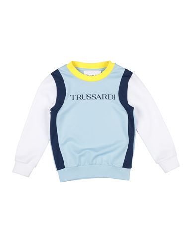 Trussardi Junior Toddler Boy Sweatshirt Sky Blue Size 6 Polyester, Cotton In Blue