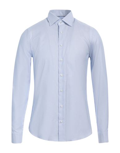 Shop Michael Kors Mens Man Shirt Sky Blue Size 15 ½ Cotton, Elastane