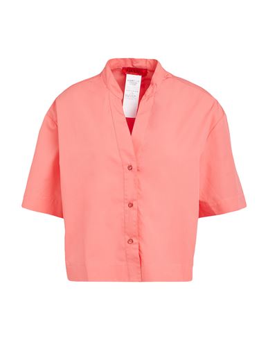 Shop Max & Co . Madre Woman Shirt Coral Size 10 Cotton In Red