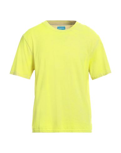 Not So Normal Man T-shirt Yellow Size Xl Cotton, Recycled Cotton In Metallic