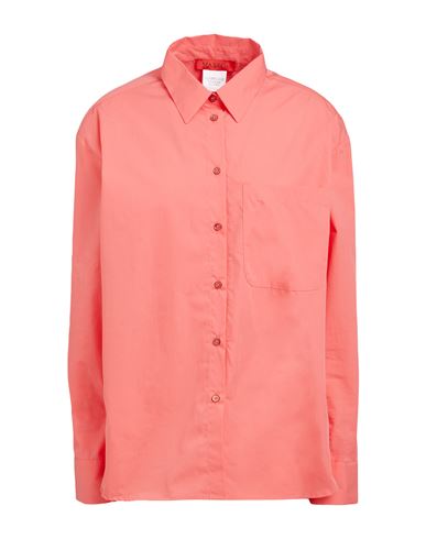 Shop Max & Co . Velours Woman Shirt Coral Size 10 Cotton In Red