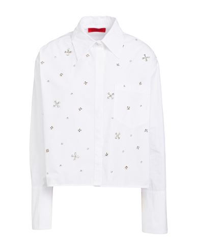 Shop Max & Co . Sorriso Woman Shirt White Size 10 Cotton