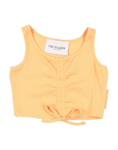 TRUSSARDI JUNIOR TRUSSARDI JUNIOR TODDLER GIRL TOP APRICOT SIZE 6 COTTON, ELASTANE 