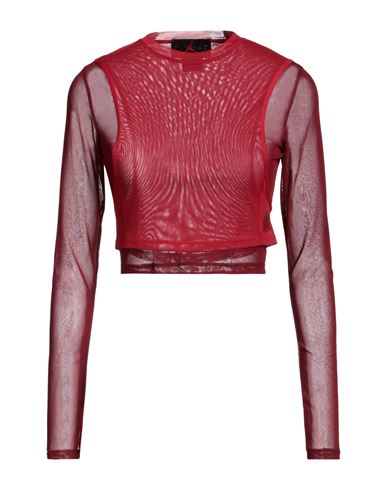 Shop Jordan Woman T-shirt Red Size M Polyester, Elastane
