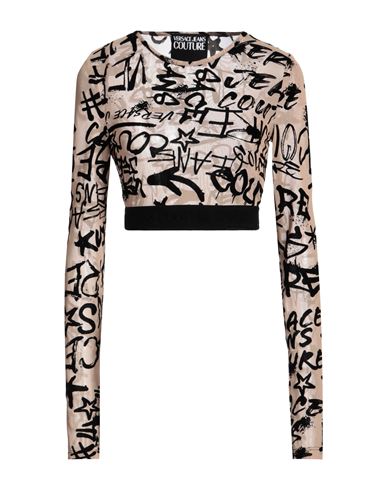 Versace Jeans Couture Woman T-shirt Blush Size 6 Polyamide, Elastane