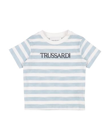 Trussardi Junior Toddler Boy T-shirt Sky Blue Size 6 Cotton In Blue