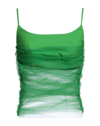 Shop Act N°1 Woman Top Green Size 8 Wool, Elastane, Polyamide