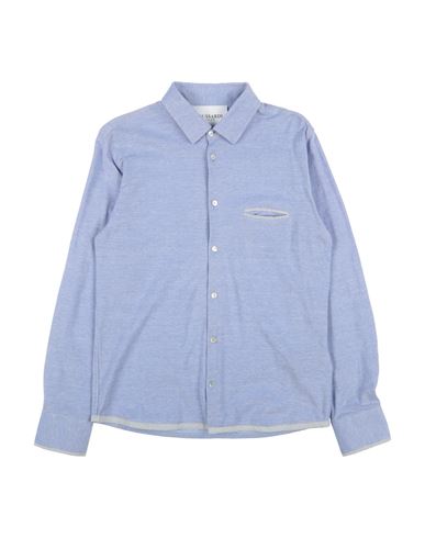 Trussardi Junior Toddler Boy Shirt Light Blue Size 6 Cotton In Blue