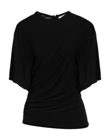 Christopher Esber Woman T-shirt Black Size 6 Viscose