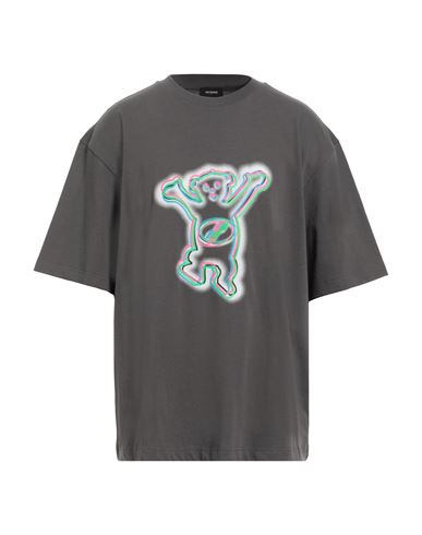 Shop Welldone Man T-shirt Lead Size L Cotton In Grey